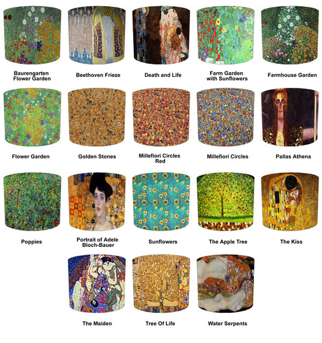 Gustav klimt art lampshades - gustav,
