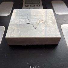 Aluminium Plate 100mm X 105mm X 25mm Thickness Billet Flat Cnc Custom Lathe