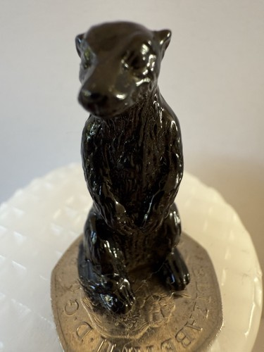 Black dog otter - black,