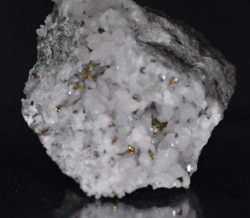 Chalcopyrite quartz wheal - chalcopyrite,