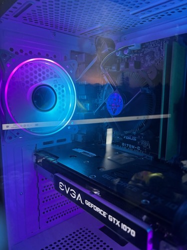 White gaming evga gtx - gaming, pc