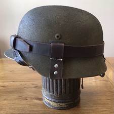 WW2 German M35 Helmet….A High Quality Replica With Carry Strap…Large size 60/61.