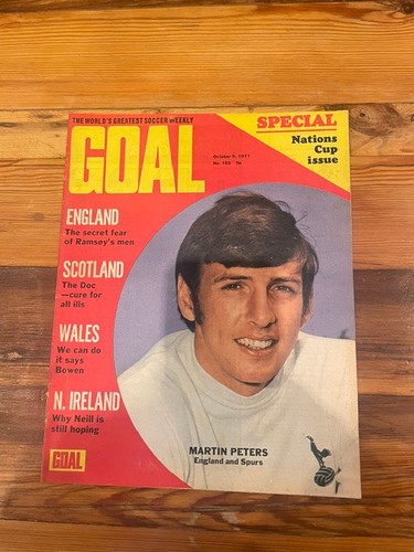 Goal magazine 1971 - goal,