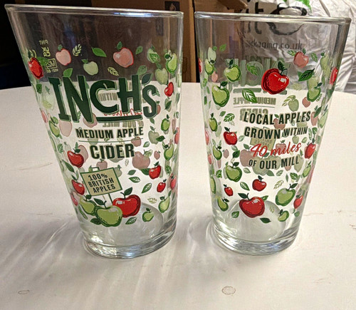 Inch cider pint - inch's, glasses