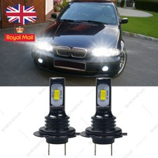 FOR BMW E46 316 318 320 323 328 M3 2X Upgrade H7 White LED Headlight Bulbs 6000K