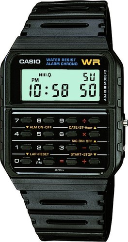 Casio calculator watch - calculator,