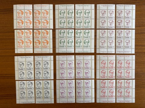 Canada stamp blocks 1973 76 - blocks,