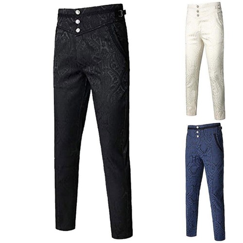 Retro men gothic pants - men's,