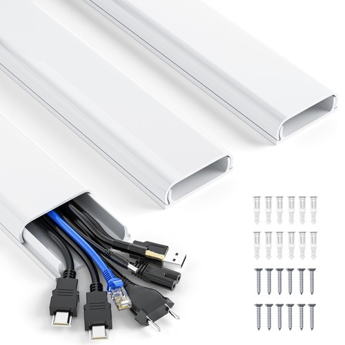 Mudeela cable duct white - cable, 1.2