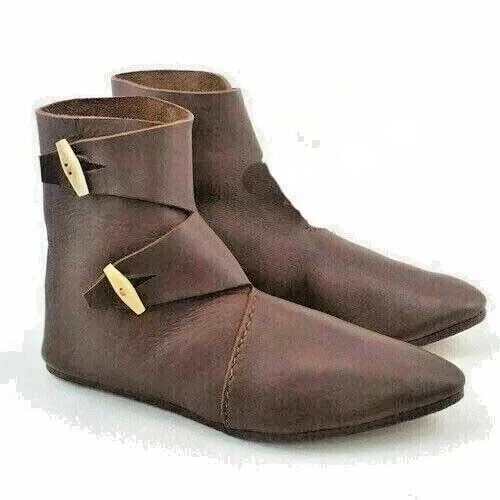 Handmade viking leather boots - viking,