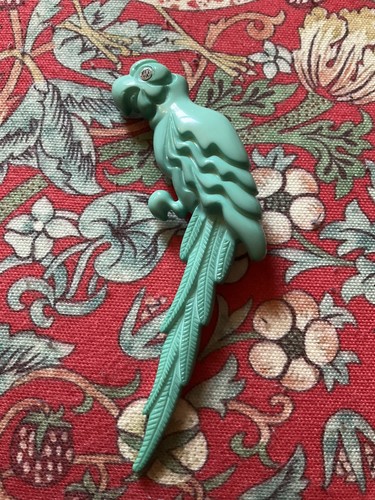 Vintage early plastic parrot - vintage,