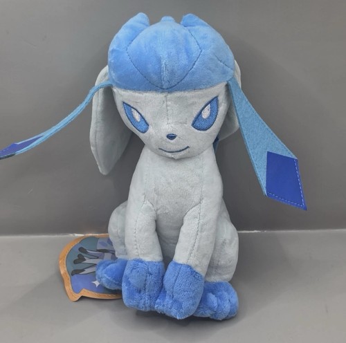 Pokemon sitting glaceon plush - pokemon,