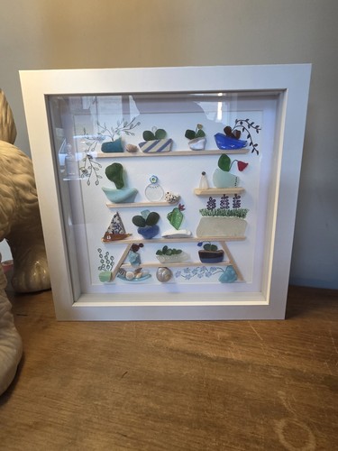 Handcrafted artwork featuring