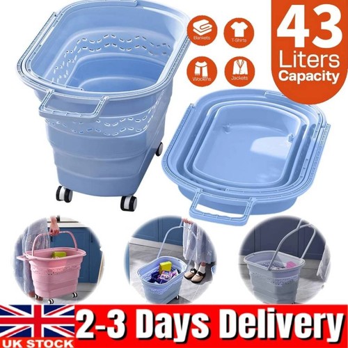 Foldable laundry basket with - laundry,