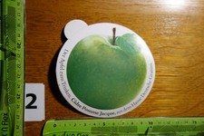 Old sticker wine - old, apple