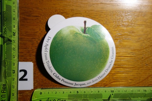 Old sticker wine - sticker, apple