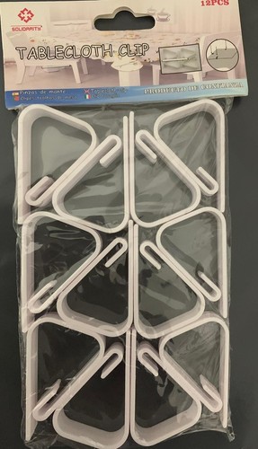 Tablecloth clips x - clips,