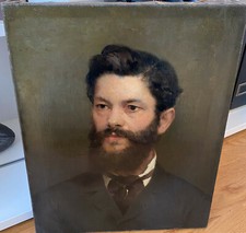Wilhelm Kray (1828-1889) Portrait of a Man. Sign. W Kray'. Size: 38x47 cm. 