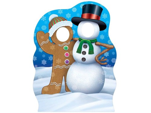 Gingerbread man snowman photo - man,