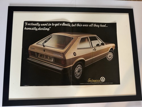 Original framed vintage mk1 - framed, vw