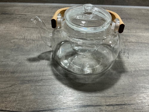 Glass teapot loose leaf - glass,