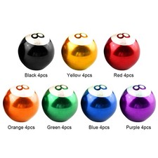 4pc 8-Ball Tyre Valve Dust