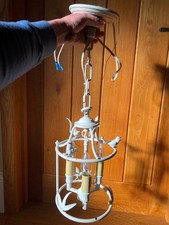 Shabby Chic White Bird Cage