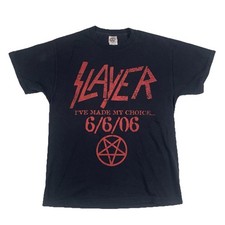 Vtg Slayer Shirt 6/6/06 Medium