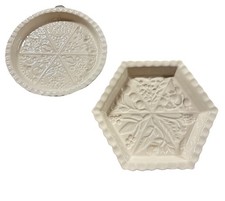 Set Of 2 Ivory 1869 Victorian