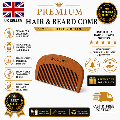 Wooden hair beard - wooden,