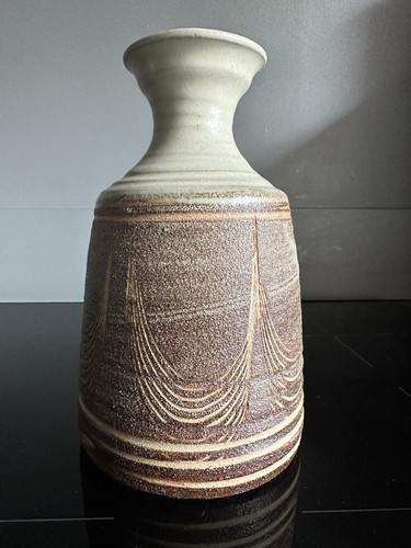 Vintage studio pottery vase - vintage,