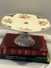 Vintage Cake Stand with silver