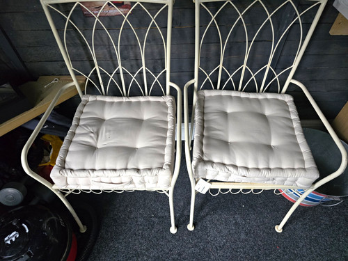Metal garden chair - metal,