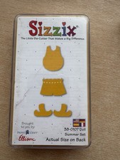 Sizzix medium Die, Die Cutter summer set 38-0107 doll