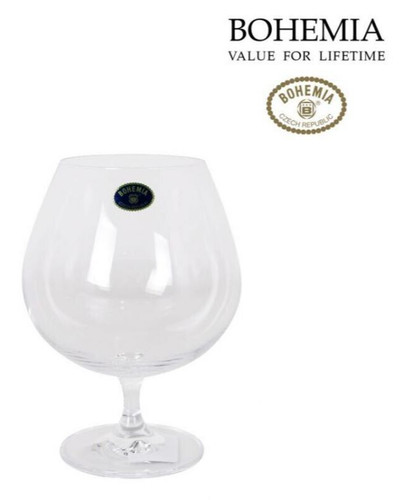Brandy glasses bohemia crystal - glasses,
