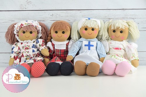 Personalised vintage rag - rag, dolls