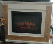 electric fireplace tv stand