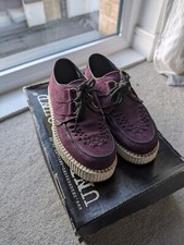 Underground Wulfrun Creepers Purple/White  Limited Edition -  Size UK 5