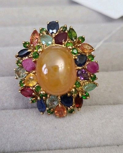 Natural yellow sapphire and - yellow,