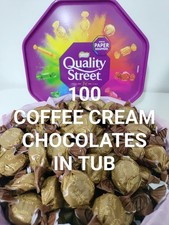 *IN TUB* 100x COFFEE CREME Quality Street Chocolates By Nestle - Gift Christmas
