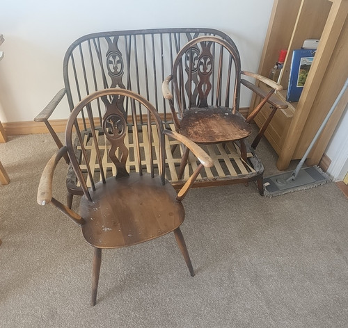 Ercol windsor 2pc settee - windsor,