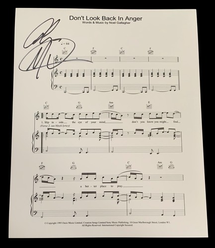 Signed oasis alan mcgee dont - oasis,