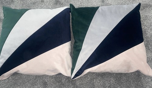 Large next cushions velvet - 2, x