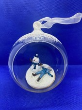 Large Open Fronted Glass Xmas