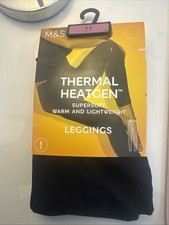 M&S Thermal Heatgen Leggings black BNWT size 22 BNWT Marks And Spencer