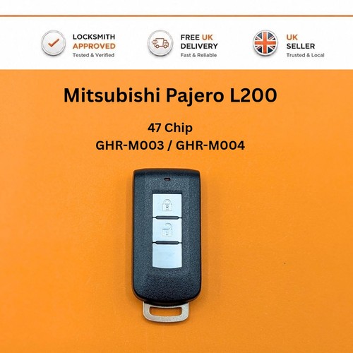 Smart key for mitsubishi l200 - for,