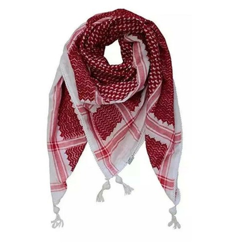 Traditional red white shemagh - traditional,