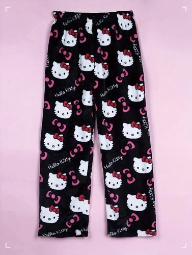 Hello kitty black fleece - hello,