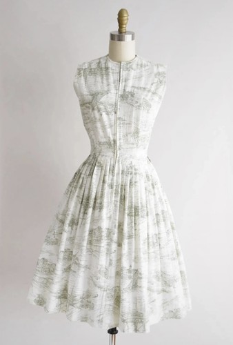 Vintage 1950s mystic river