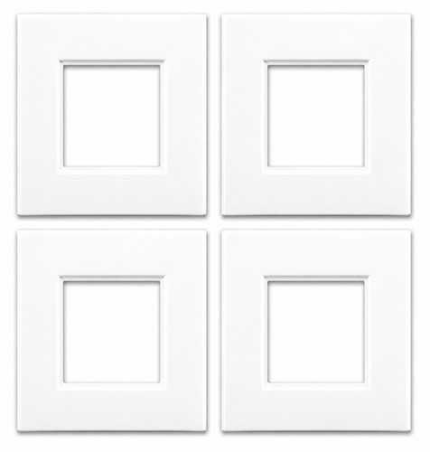 White single light switch - white,